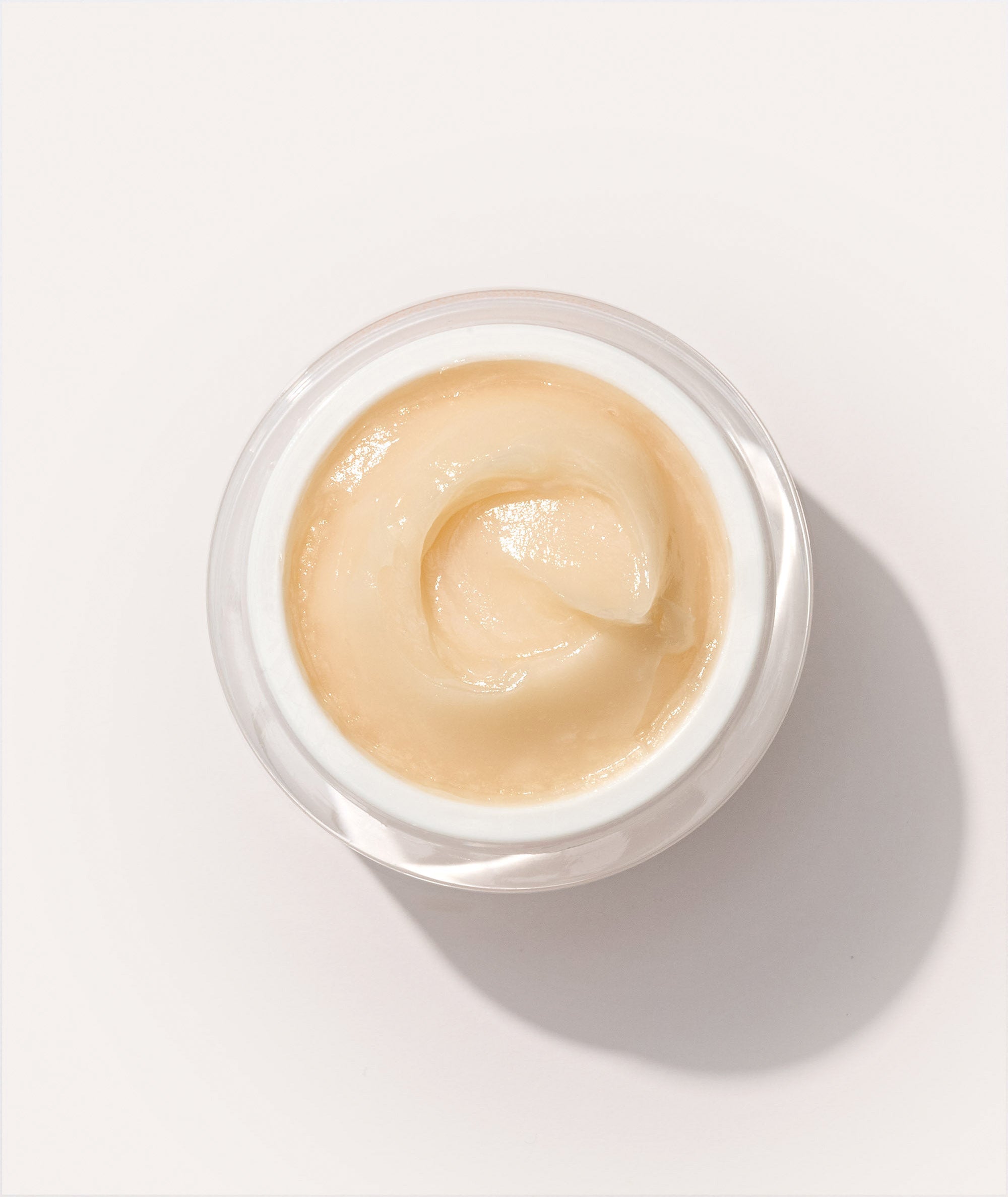 Open jar showing the smooth texture of our ENERGIA Vitamin E Antioxidant Creme