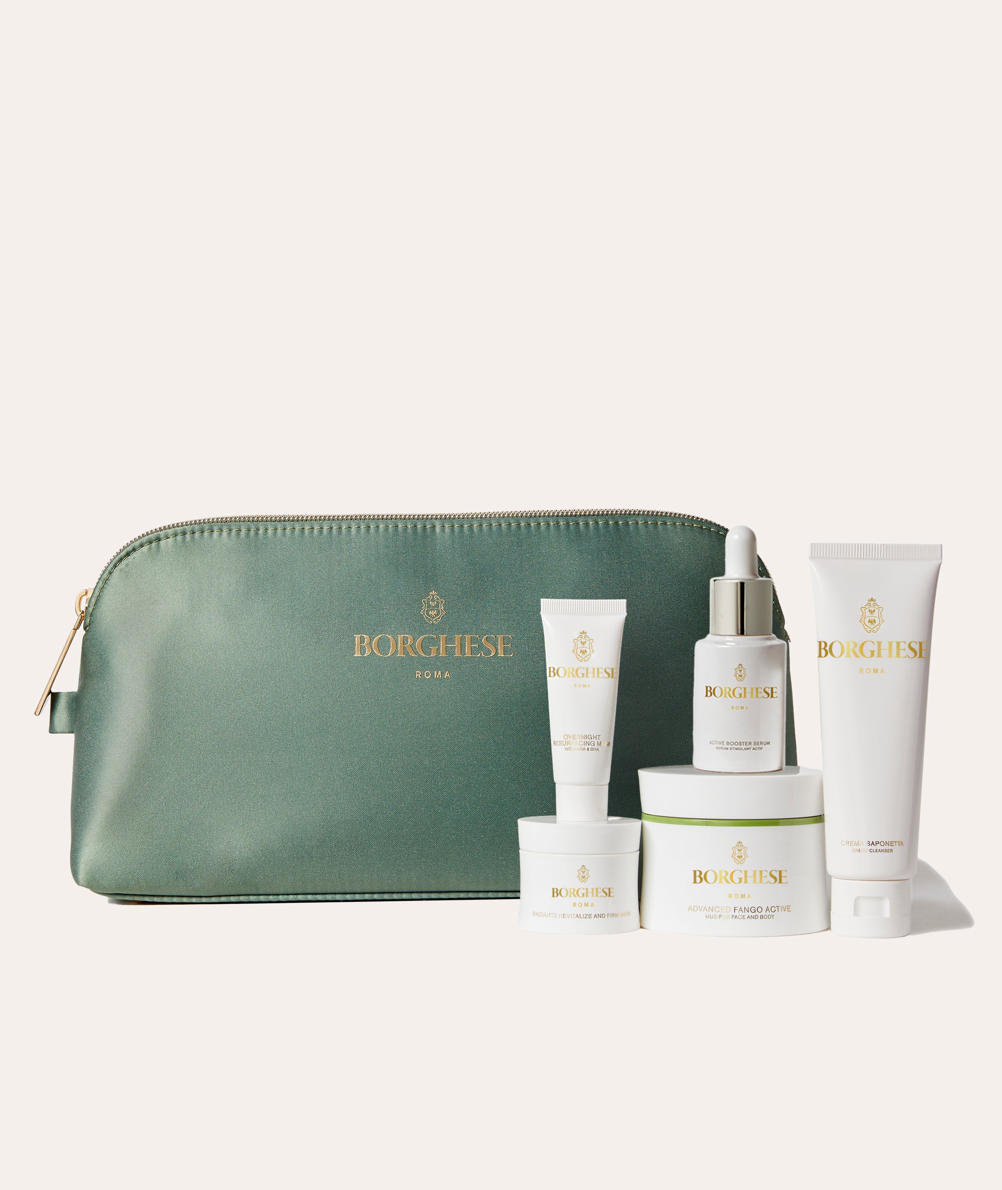 Our Spring Renewal Discovery set that includes a cleanser, mask booster, 3 masks and a complimentary bag